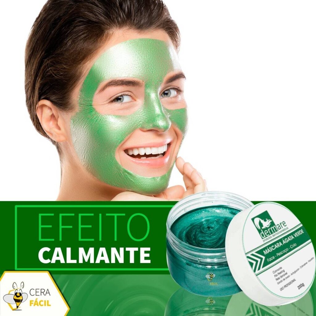 mascara tratamento facial agata verde 200g dermare